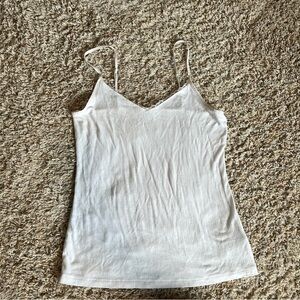 Women’s Basic White Tank Top (M)
